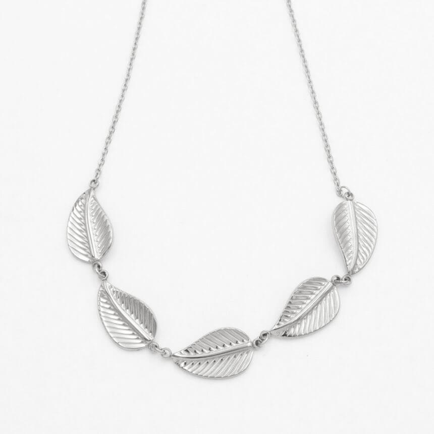 Smally steel necklace, Demetra, ασημί